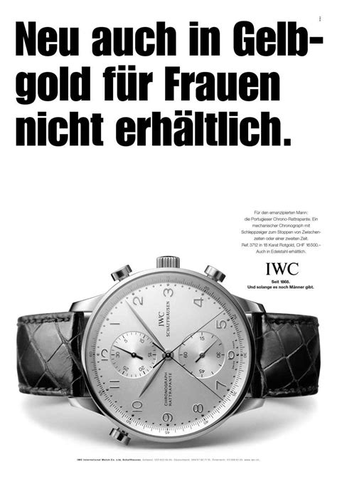 iwc uhrenwerbung